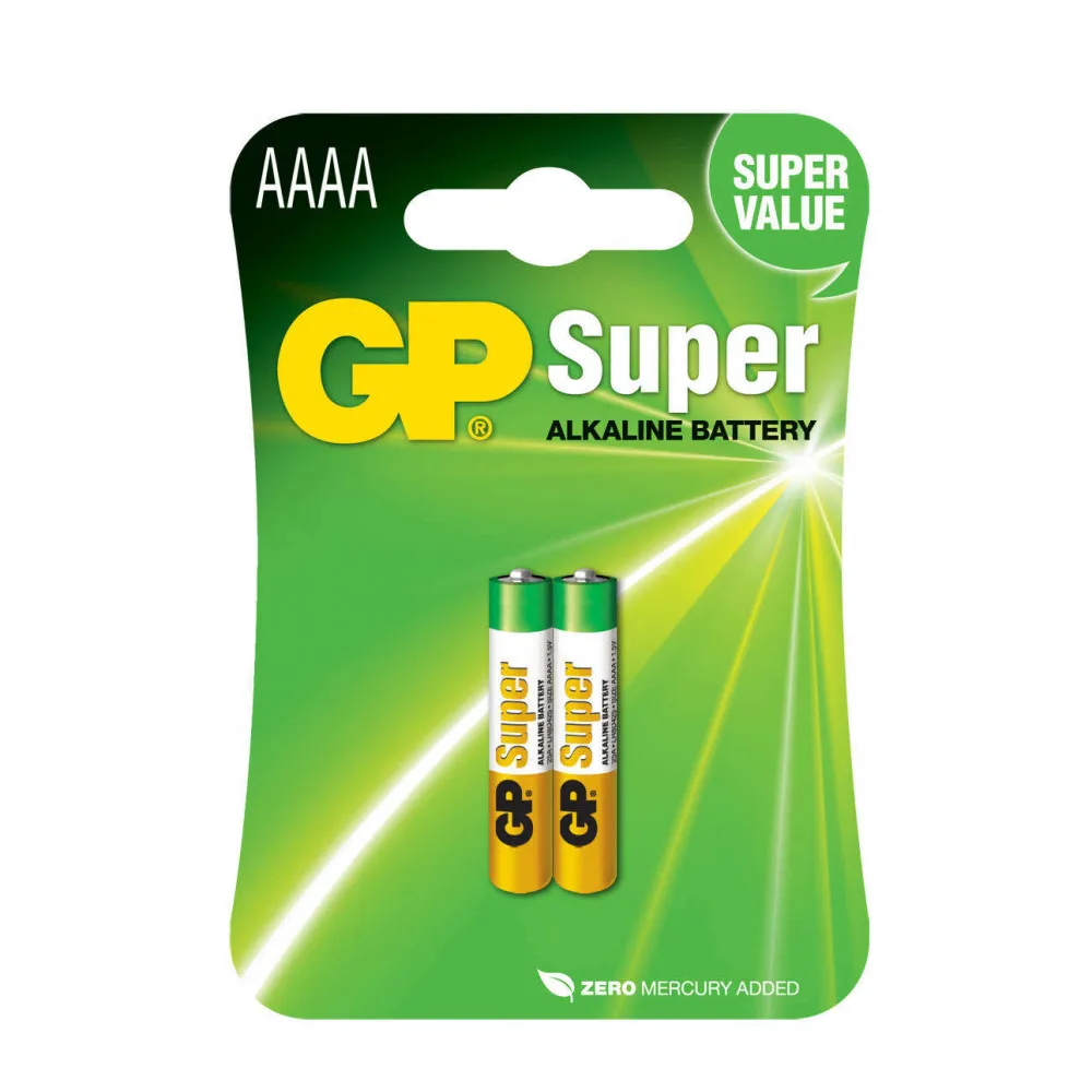 Батарейка AAAA GP Super Alkaline LR8D425, 2 шт