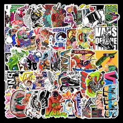 52/100pcs Tide Brand Logo Stickers Laptop Skateboard Anime Guitar Motorcycle Luggage Graffiti Waterproof Sticker Decal Kids Toys