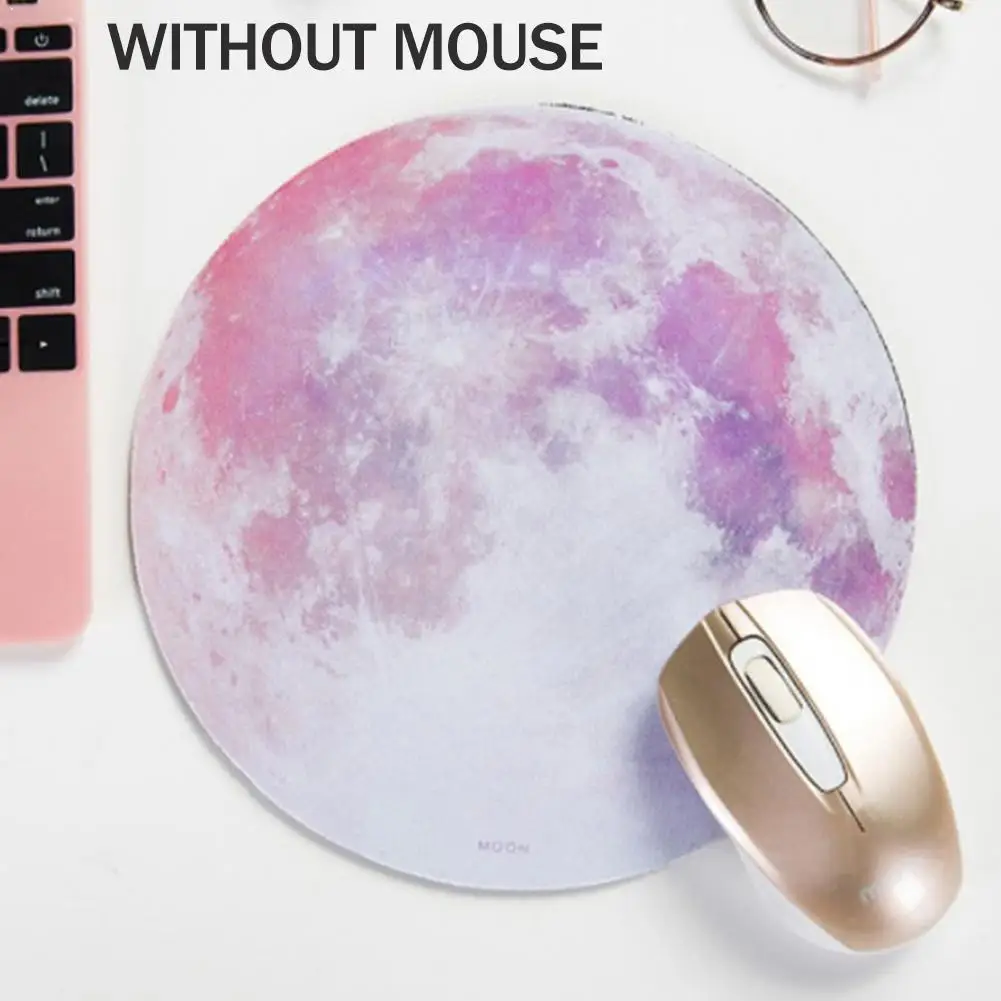 

Round Mouse Pad Planet Series Mat Earth/Venus/Mars/Mercury/Jupiter/Pluto/ Peripherals Non-slip Accessory Computer M7Z9