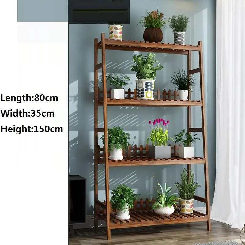 MODEL G Balkon Estanteria Para Plantas Saksi Standi деревянные полки для Terraza открытый балкон Цветочная полка Stojak Na Kwiaty завод Стенд - Цвет: MODEL G