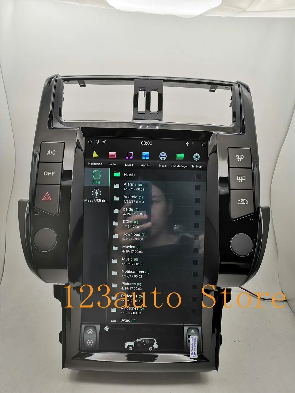 13,6 дюймов вертикальный Tesla стиль Android 8,1 автомобильный DVD gps плеер для toyota Land Cruiser Prado 150 2010-2013- PX6 ips