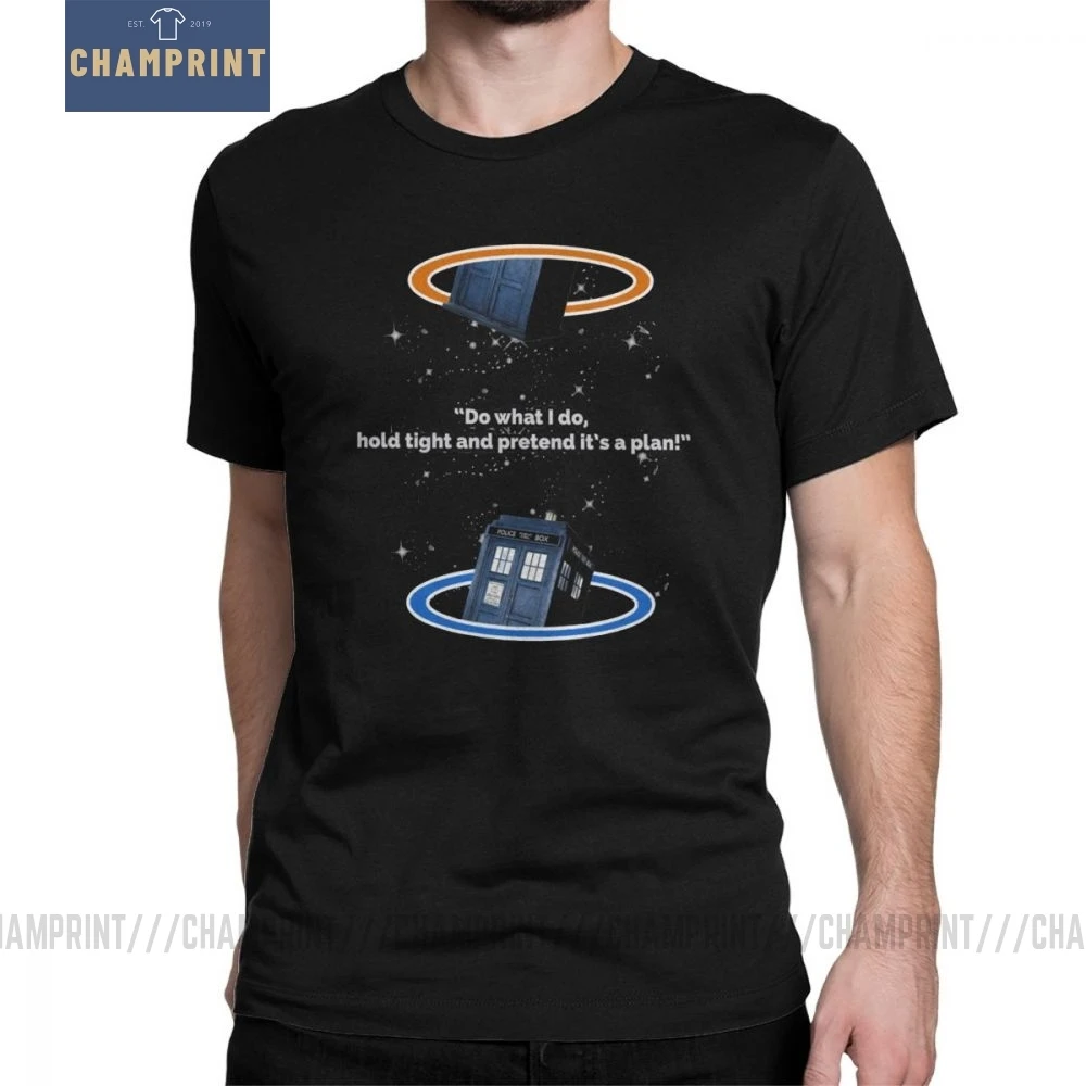 Футболка из чистого хлопка с надписью Breaking The Time Doctor Who|Футболки| |