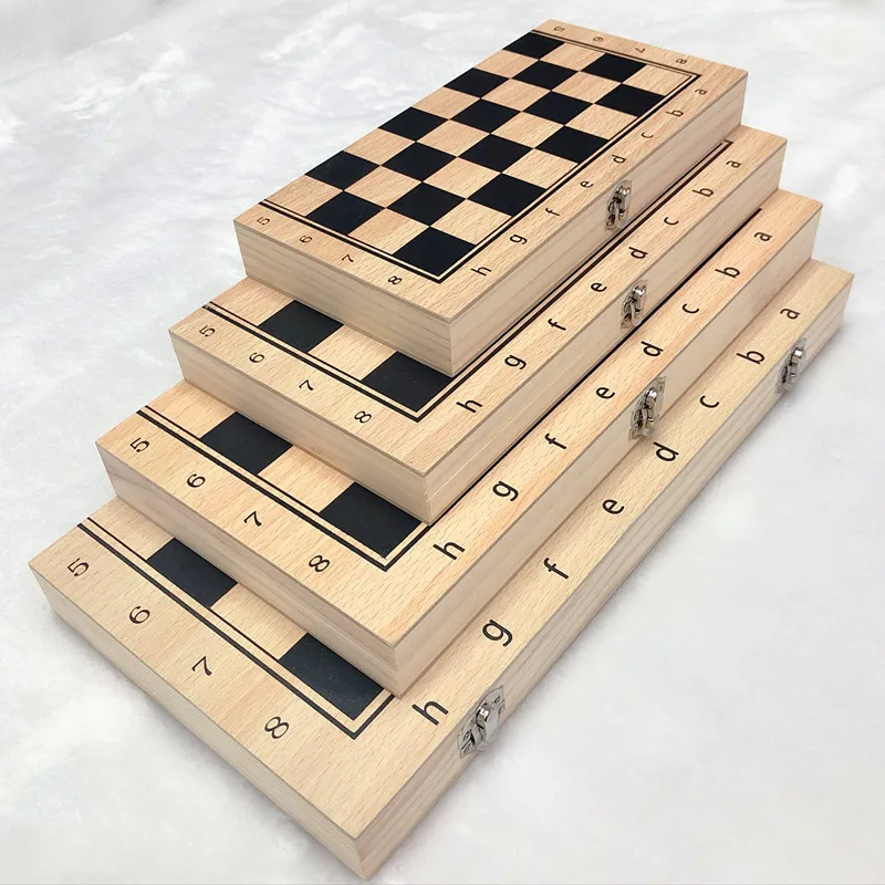 Large Chess &amp Checkers Backgammon 3 in 1 Learning Set Outdoor Travel Games Without Magnetic chess board | Спорт и развлечения