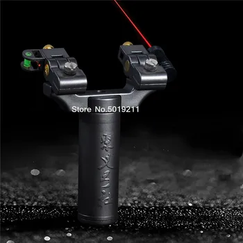 

Precision poly carbon slingshot slingshot with flat rubber band outdoor hunting shooting slingshot horizontal aiming slingshot
