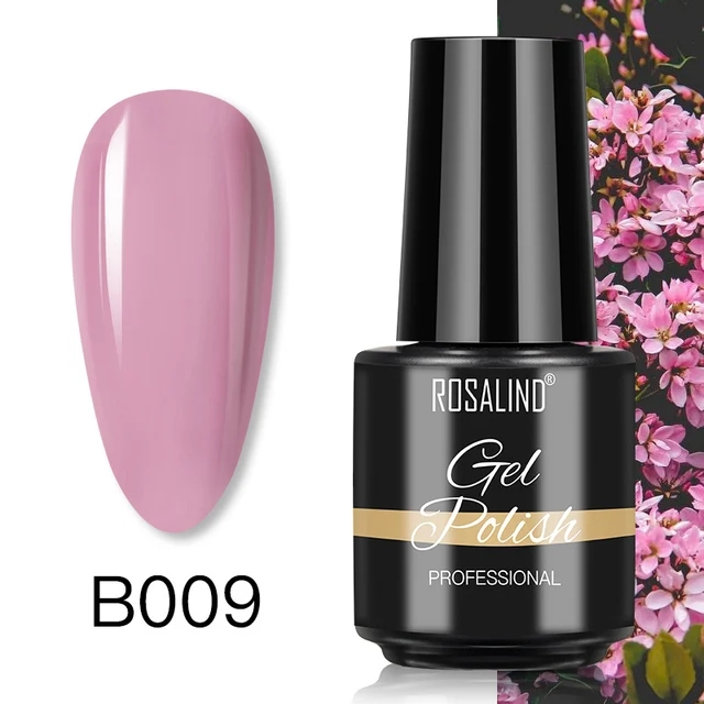 ROSALIND Gel Nail Polish 7ML Matte Base Top Coat For Soak Off Gel Polish UV LED Gel Semi Permanent Varnishes Design Nail Art SLA-B009