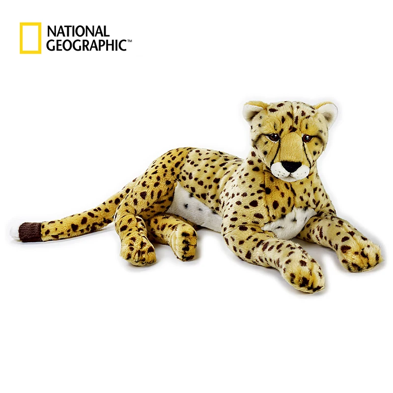 

National Geographic 22" Cheetah kawaii Stuffed Plush Animals Animal Toys For Boys Girls Adult children For Friends And familys