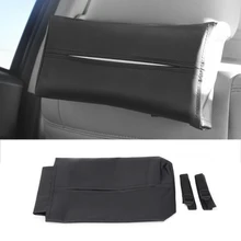 Универсальный автомобильный солнцезащитный козырек из искусственной кожи, коробка для хранения носовых платков