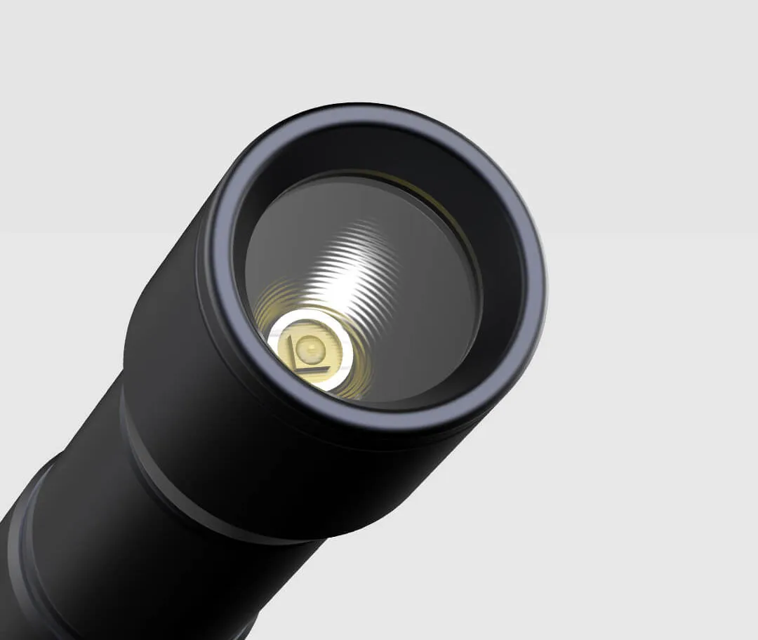 Портативный светильник-вспышка Xiaomi MIjia Extreme Beebest с тремя режимами передачи, металлическая текстура, только 126 г, портативный светильник