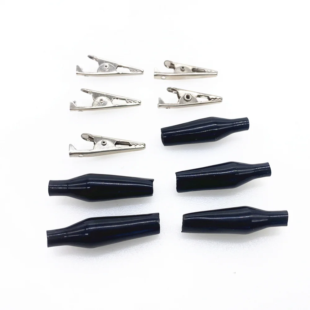28MM Metal Alligator Clip S4 Crocodile Electrical Clamp for Testing Probe Meter 10pcs/lot alligator clips