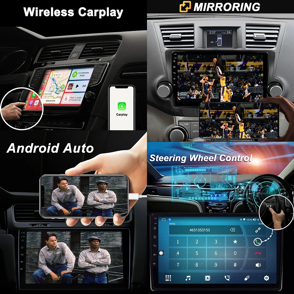 Android 14 Car Stereo Multimedia For Mazda 6 2002 2003 2004 2005 2006 2007 2008 DSP WIFI Autoradio Radio Carplay No 2 Din DVD