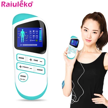 

TENS Digital Meridian Massager Electronic Muscle Stimulator Pulse Acupuncture EMS Relax Slimming Physiotherapy Device Fat Burner