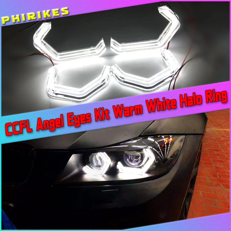 

4Pcs LED M4 Style Angel Eyes Halo Rings Car Light Running Lamps DRL For BMW X3 E83 F25 X5 E70 F15 F85 X6 E71 E72 Z4 E85 E86 E89