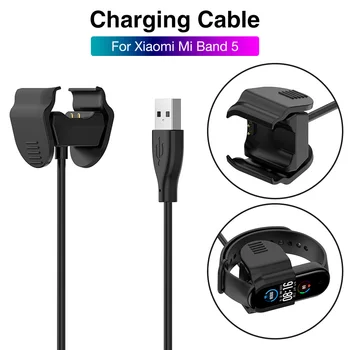 

USB Charger Cable for Xiaomi Mi Band 5 Charger Disassembly-free Adapter Charging Accessories MiBand 5 NFC Cable Charge