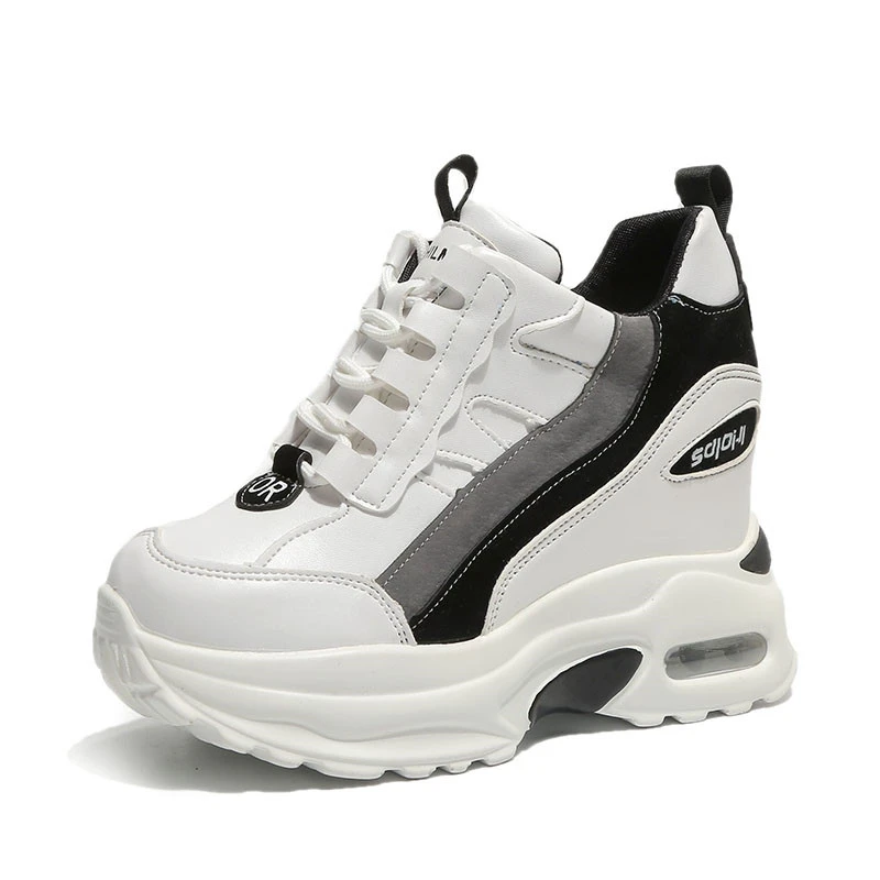 womens white chunky trainers