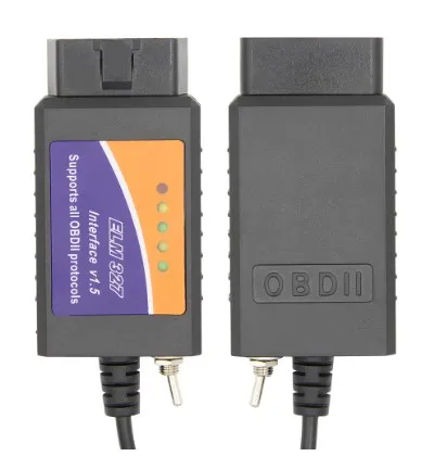 OBD2 ELM 327 V1.5 PIC18F25K80 For ELM327 USB For Windows HS CAN/MS CAN Switch For Ford CH340 Car diagnostic tool Scanner