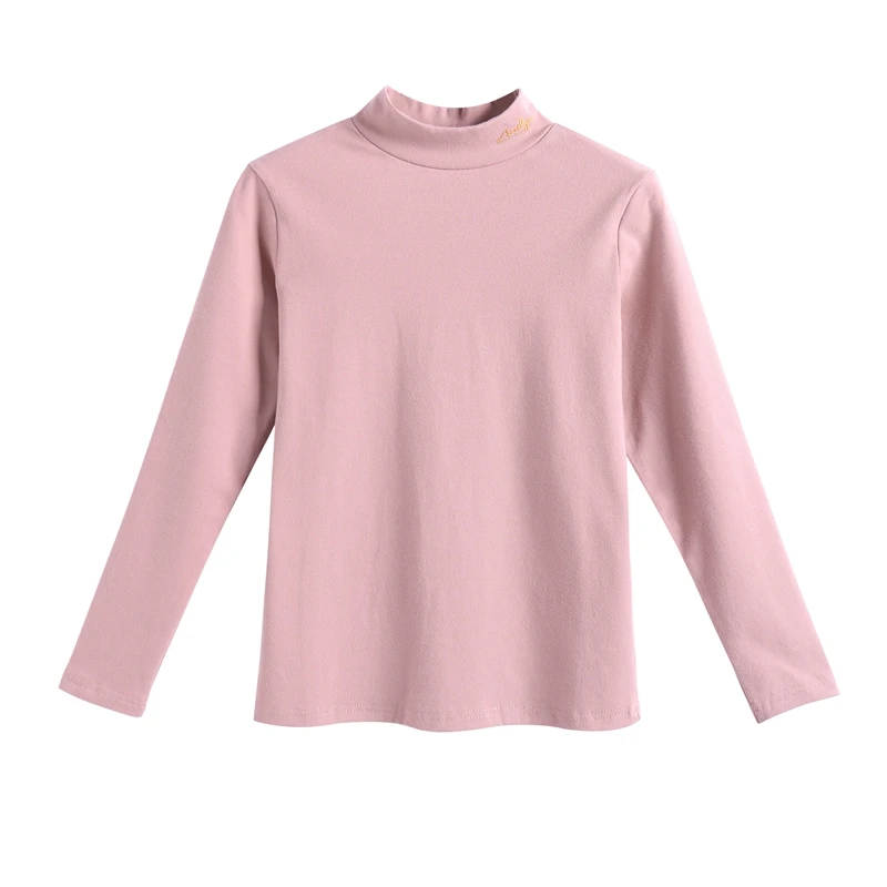 ONLYSVTER футболка с длинным рукавом Для женщин хлопковая Футболка женская женский в Корейском стиле Одежда для детей футболка для полных модная футболка женские футболки - Цвет: Pink YSK248