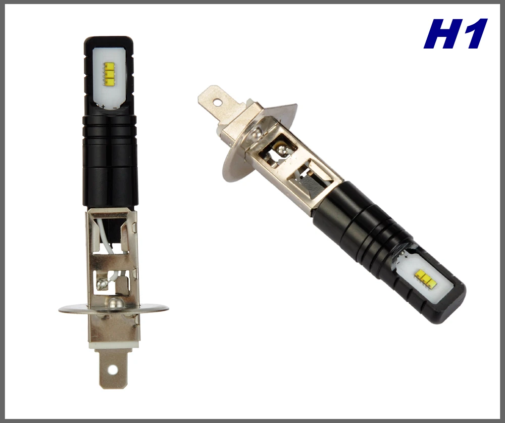 ZES светодиод Автомобильные противотуманные фары H4 P13 9005 9006 H7 H1 H3 декодер 12V свет Canbus 6500K оригинальная Размеры
