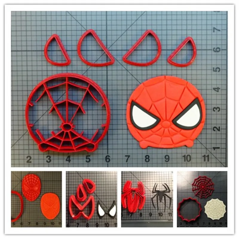 フィルムスーパーヒーロースパイダーマン顔目蜘蛛の巣クッキーカッターセットメイド3dプリントフォンダンカップトップケーキカッター装飾ツール Cookie Tools Aliexpress フィルムスーパーヒーロースパイダーマン顔目蜘蛛の巣クッキーカッターセットメイド3dプリントフォンダンカップトップケーキカッター装飾ツール Cookie Tools Aliexpress