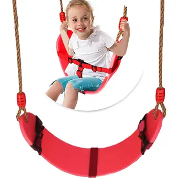 

Swing Seat Heavy Duty EVA Hanging Secure Swing Seat For Kids Swing Set Heavy Duty Swing With PE Rope For Indoor Outdoor Yard