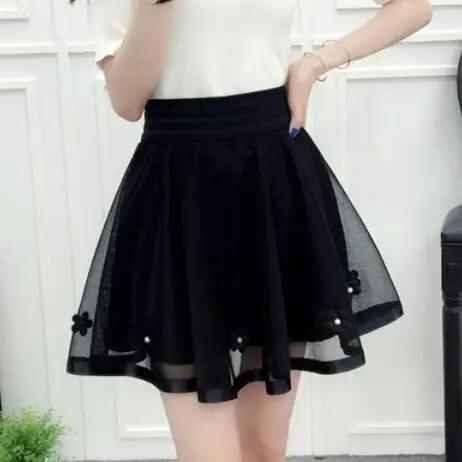 Harajuku Для женщин летние Высокая Талия плиссированная юбка Косплэй Kawaii пикантная мини-юбка для девушек DC823
