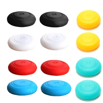 

100pcs THUMBSTICK GRIPS For Nintendo Switch Lite Joystick Analog Stick Thumb Grips Silicone Caps Cover Green Yellow Gray black
