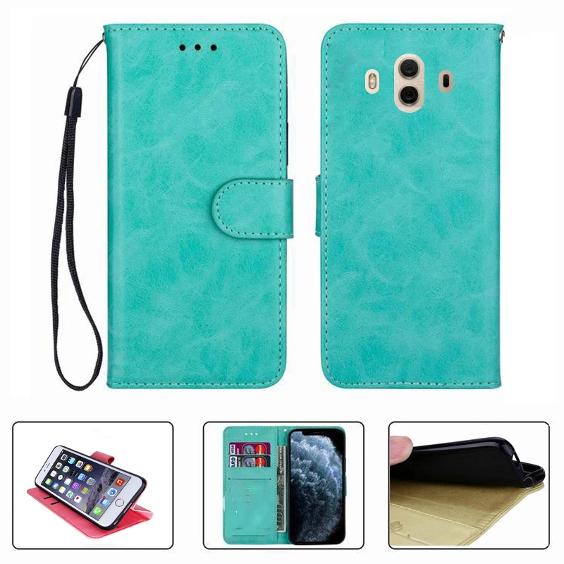 

For Huawei Mate 10 ALP-L29, ALP-L09 ALP-AL00 ALP-TL00 Wallet Case High Quality Flip Leather Phone Shell Protective Cover Funda