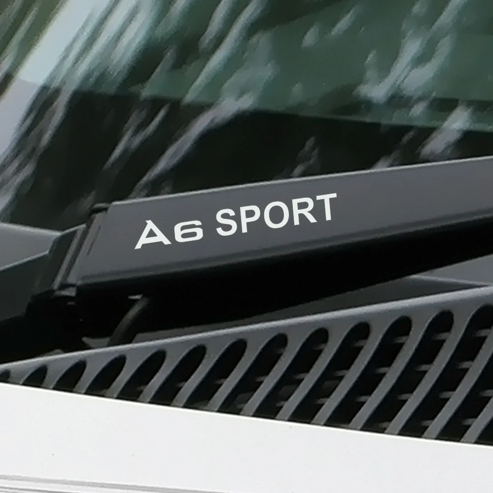 

4PCS Car Reflective Window Wiper Stickers For Audi A6 C6 C5 C7 4F C4 Vinyl Trim Car Stickers And Decals Auto Accessories Styling