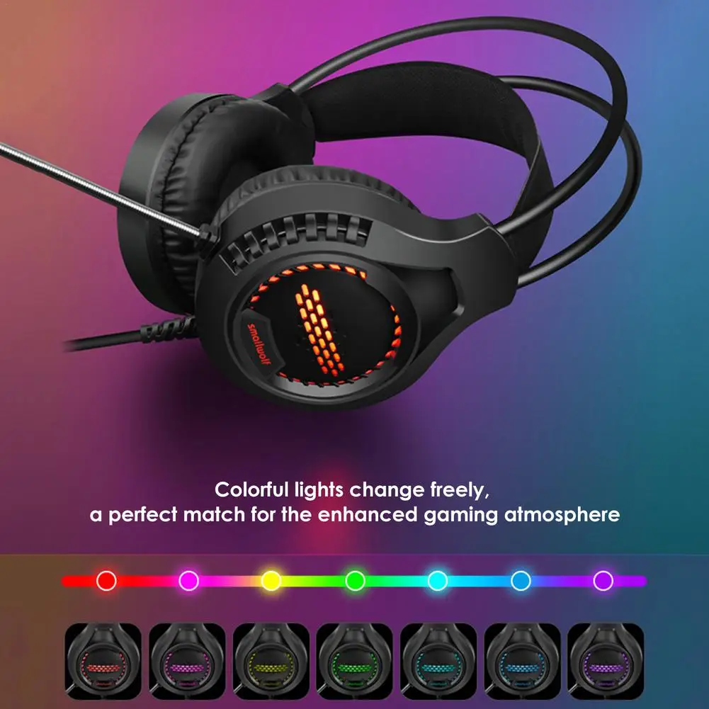 Уникальные проводные наушники RGB для геймеров ПК USB 3 5 мм 3D стерео PS5/PS4 ноутбук Xbox HD