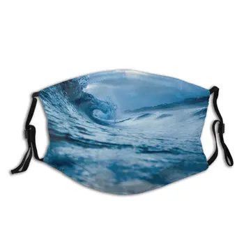 

protective mask with filter Ocean Wave anti dust PM2.5 reuse adult teen child girl