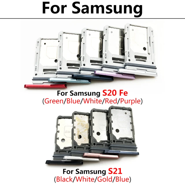 Adaptateur de carte SD pour Samsung S21, S20 Plus Ultra Fe, fente