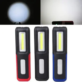 

COB XPE LED Work Light Outdoor Handheld Flashlight Portable USB Rechargeable Camping Torch Energy Saving Metal Adhesive With Hoo
