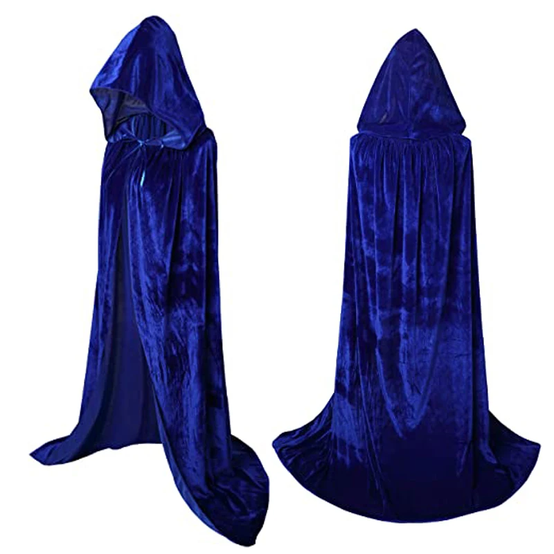 Синий-плащ-с-капюшоном-длинная-бархатная-накидка-для-рождества-Хэллоуина-костюмы-для-косплея-свадебные-накидки-Халат