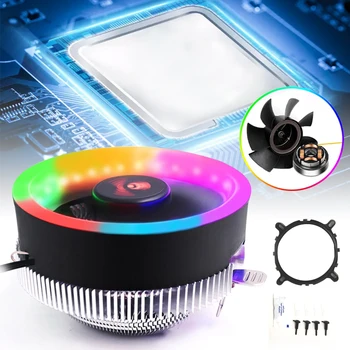 

Portable Laptop Cooler Computer Accessories CPU Air Cooler Low Operating Noise Colorful Light