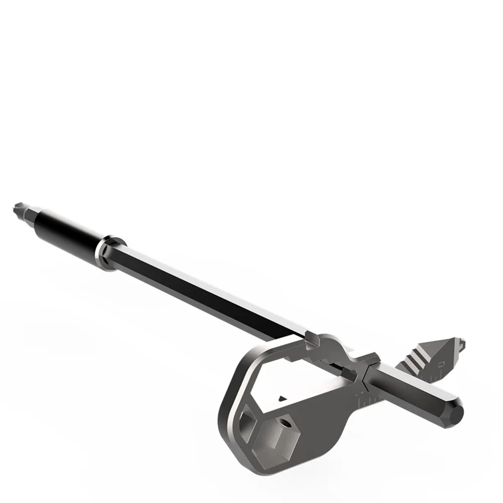 

Nut Slicer Tool Key Clip Handheld Screw Driver Wrench Bottle opener Ruler Keychain Convenient