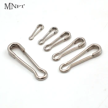 

MNFT 20Pcs Nickel Plated Swivel Connector Fast Clip Lock Fishing Connectors Swivel Snap Pins Fishing Tackle Accessories