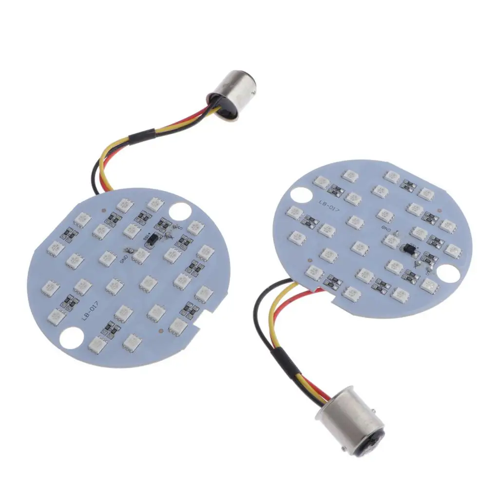1 пара 78 мм/3 07 дюйма LED Touring указатели поворота 1157 для мотоцикла Harley 1986 2013| |