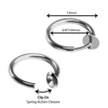 5PCS Clip On Earrings Fake Spring Clip On Labret Nose Clips Ring Stealth Hoop Lip Ring Helix Ring hoop No Piercing earring ► Photo 3/6