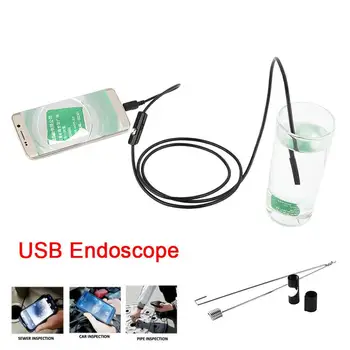 

Multifunctional 6LED Endoscope Camera Flexible Endoscope OTG IP67 LED Android Universal 1M 5.5MM 1.3 MP Recording Smart Snake