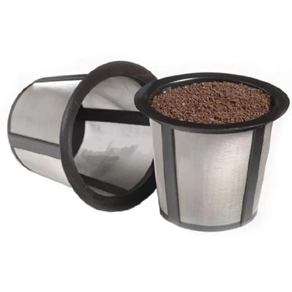 Café Filtres,Filtres à café réutilisables avec cuillère à café, dosettes de thé rechargeables