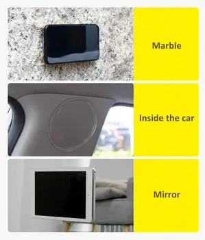 

Panel Silicone Pad Car Decoration Non-slip Mat Mat New Car Mat Transparent Round Double-sided Adhesive Tape Car Instrument