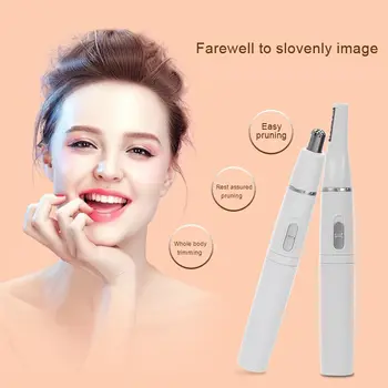 

Portable Electric 360° Rotating Cutter Head Nose Hair Trimmer Removable Washable Double-edged