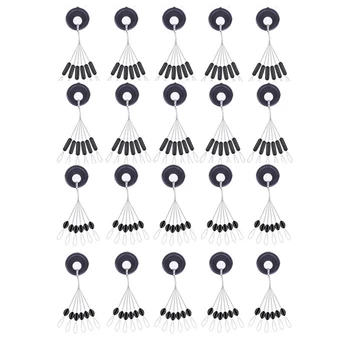 MEGA DEAL ❤️ 120pcs/set Resistance Space Beans Stopper Not To Hurt The Line Vertical Beans Carp Fishing Tackle Accessories Easy Use A316 - discount item 25% OFF Sports & Entertainment