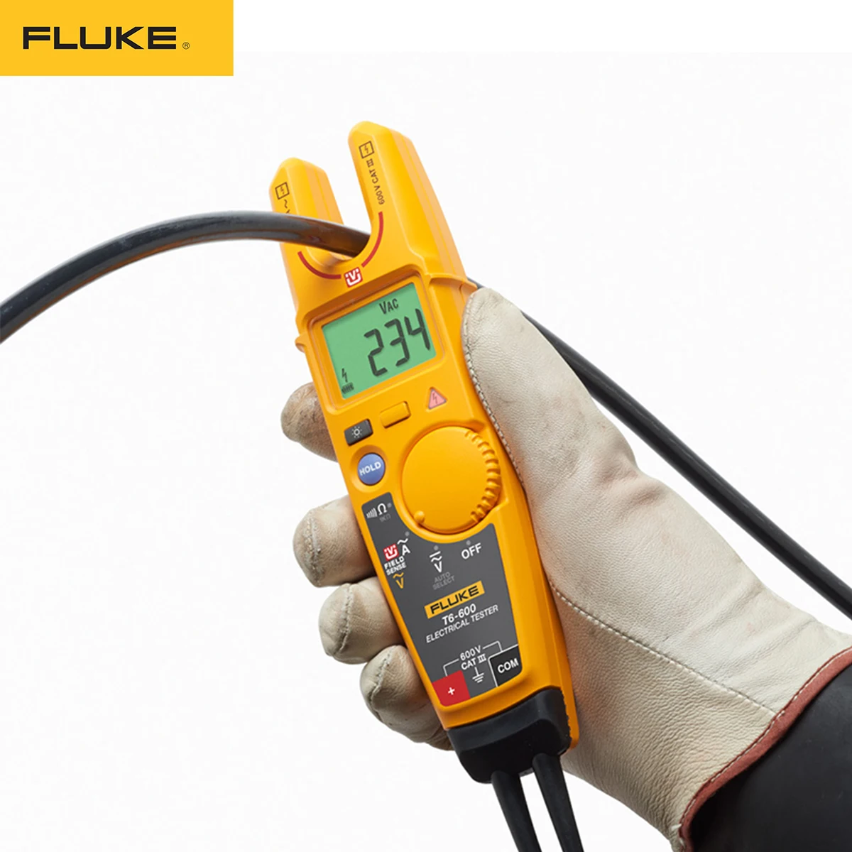 FLUKE T6-1000/T6-600 Бесконтактный амперметр напряжения Клещи для измерения