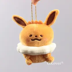 12 см Kawaii Eevee плюшевый брелок подвеска плюшевый кролик животные игрушки японская аниме игра Пикачу и еивуи пасхальные игрушки Eevee подарок