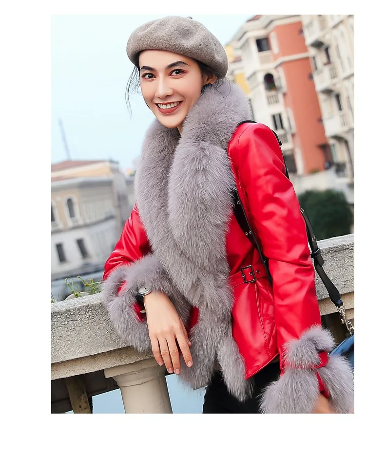 genuine sheepslin leather jacket for women (11)