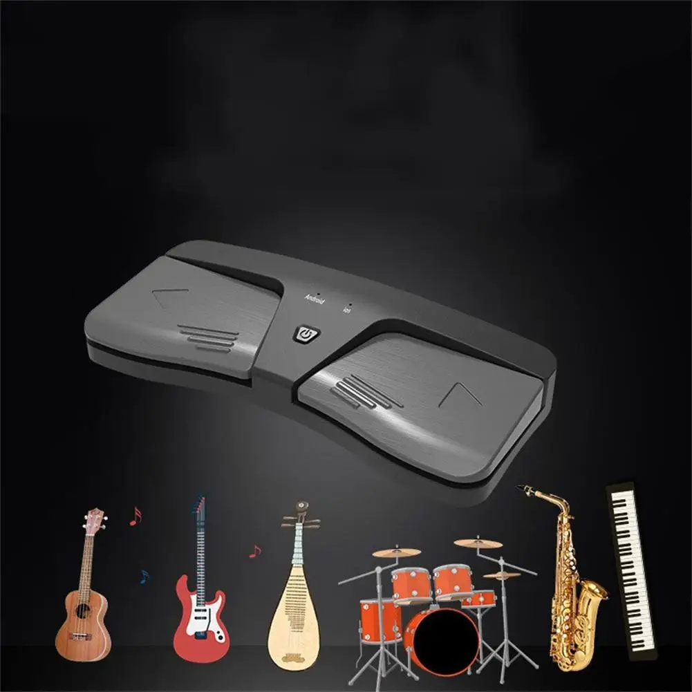 Smart Wireless Bluetooth-kompatibel Fuß Pedal Gitarre Blatt Flipping Tragbare Gitarre Seite Turner Musical Instrument Zubehör