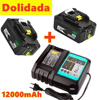 

Original 18v12ah rechargeable battery Li ion battery replacement power tool battery for Makita bl1880 bl1860 bl1830 + charger