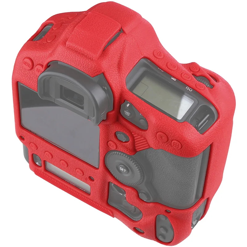 Cover Canon 1DX Silicone Camera Protective Case Canon 1DX 1DX2 1DXII High Grade Litchi Texture Non-slip Camera Cover