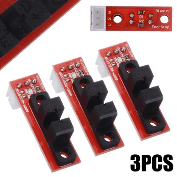 

3pcs/lot High Quality Optical Endstop Light Control Limit Optical Switch+Cable For 3D Printer Ramps 1.4 Reprap