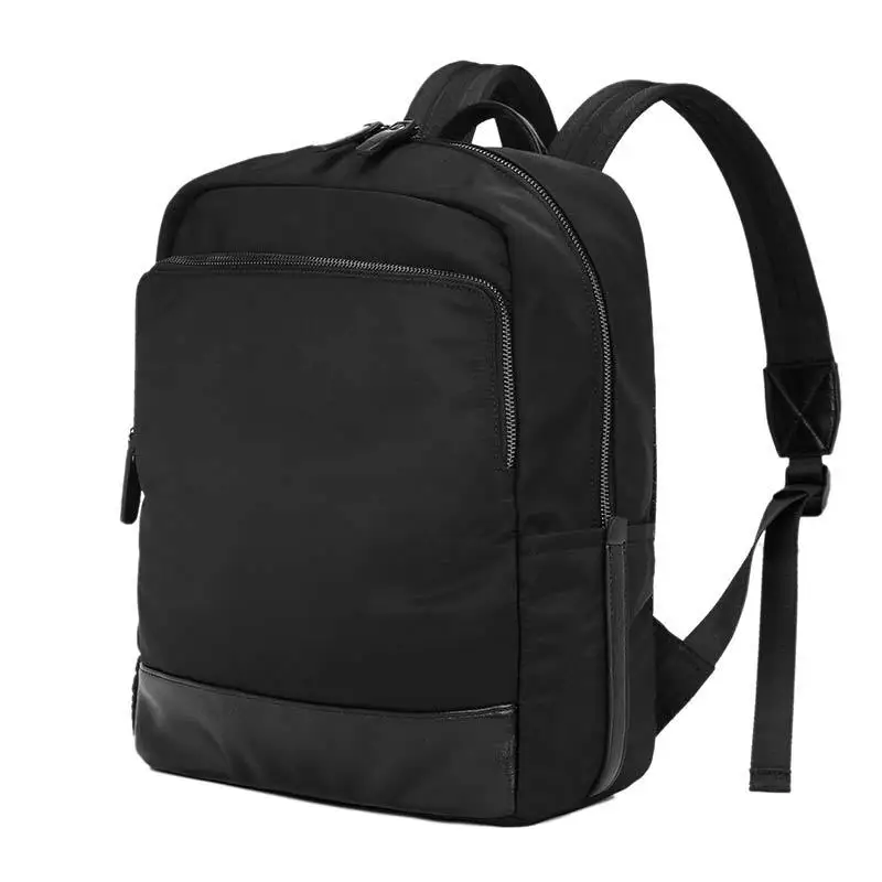 

New men's casual fashion trend backpacks youth pure color joker computer bag students simple personality schoolbag